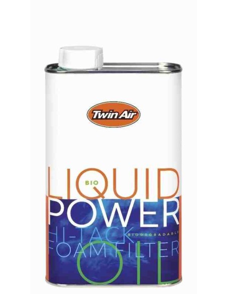 ACEITE TWIN AIR PARA FILTROS DE AIRE BIO LIQUID POWER 1 LITRO