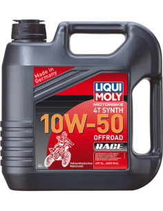 ACEITE LIQUI MOLY 4T 100% SINTETICO 10W50 OFF ROAD - 4 LITROS