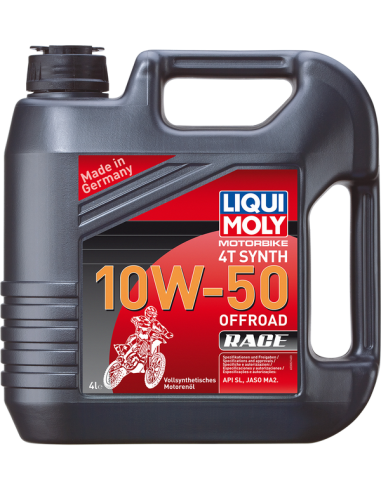 ACEITE LIQUI MOLY 4T 100% SINTETICO 10W50 OFF ROAD - 4 LITROS