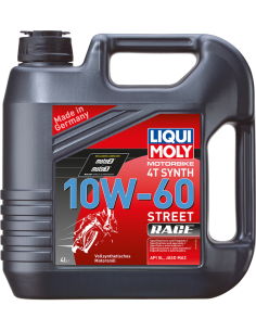 ACEITE LIQUI MOLY 100% SINTETICO 10W60 STREET RACE - 4 LITROS