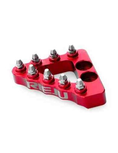 PUNTERA PEDAL DE FRENO ANCHA ALUMINIO ROJA RIEJU MR 300 GAS GAS EC 18-20