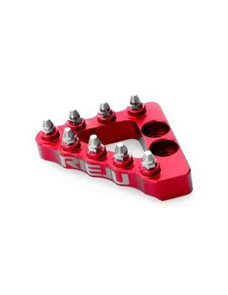 PUNTERA PEDAL DE FRENO ANCHA ALUMINIO ROJA RIEJU MR 300 GAS GAS EC 18-20