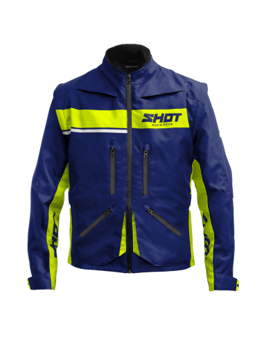 CHAQUETA SHOT CONTACT ASSAULT 2.0 AZUL AMARILLO FLUOR 2024