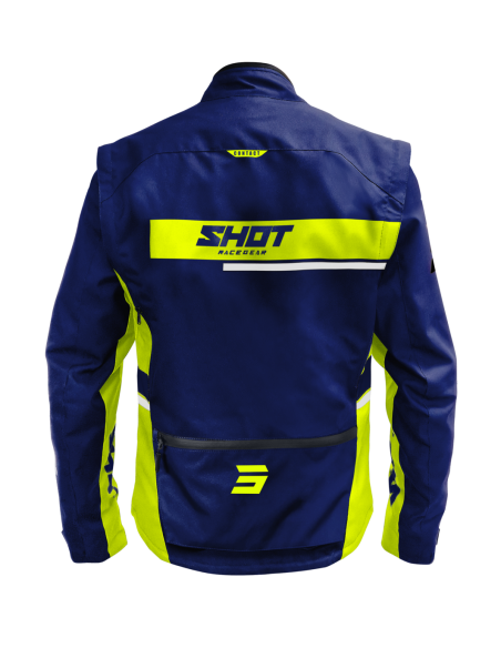 CHAQUETA SHOT CONTACT ASSAULT 2.0 AZUL AMARILLO FLUOR 2024