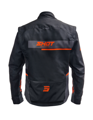 CHAQUETA SHOT CONTACT ASSAULT 2.0 NEGRA NARANJA 2024