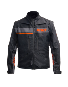 CHAQUETA SHOT CONTACT ASSAULT 2.0 NEGRA NARANJA 2024 2