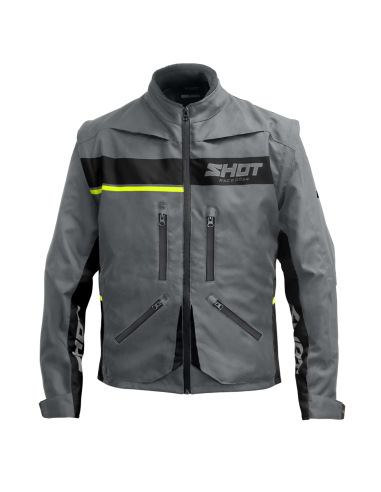 CHAQUETA SHOT CONTACT ASSAULT 2.0 GRIS AMARILLO FLUOR 2024