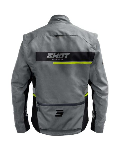 CHAQUETA SHOT CONTACT ASSAULT 2.0 GRIS AMARILLO FLUOR 2024