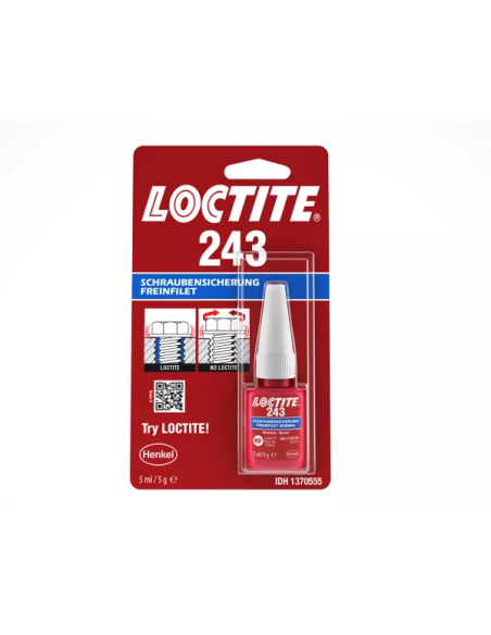 LOCTITE 243 FIJADOR DE ROSCAS MEDIA RESISTENCIA 5ML