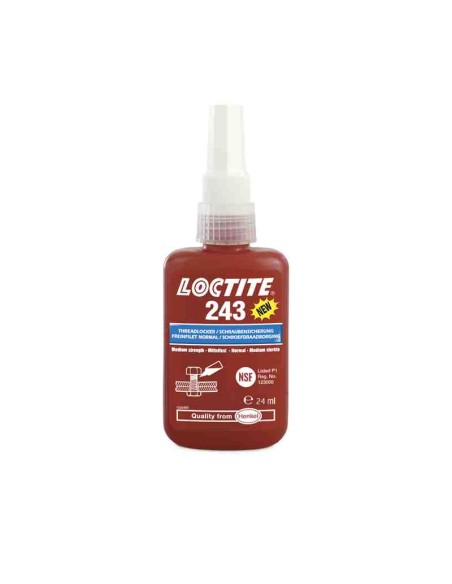 LOCTITE 243 FIJADOR DE ROSCAS MEDIA RESISTENCIA 24ML