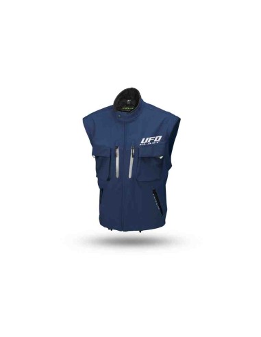 CHAQUETA UFO ENDURO TAIGA NEGRA CON PROTECCIONES 2024