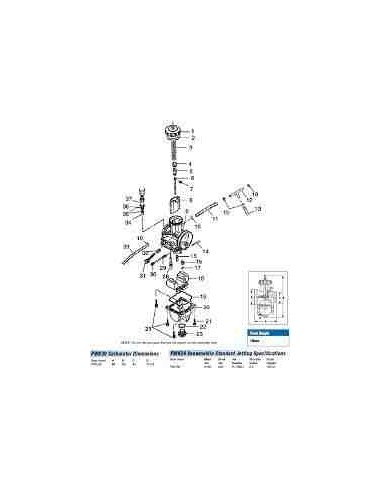 AGUJA FLOTADOR CARBURADOR KEIHIN PJ 34-36-38