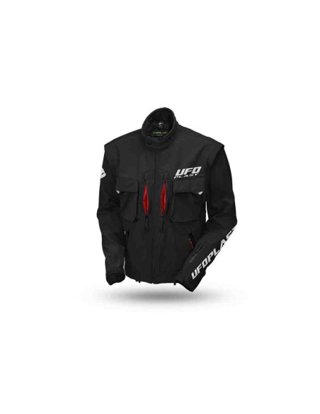 CHAQUETA UFO ENDURO TAIGA NEGRA 2024