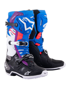 BOTAS ALPINESTARS TECH 10 SUPER VENTILADA NEGRA AZUL BLANCO
