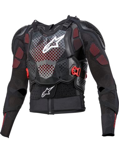 PETO ALPINESTARS BIONIC TECH V3 NEGRO BLANCO ROJO