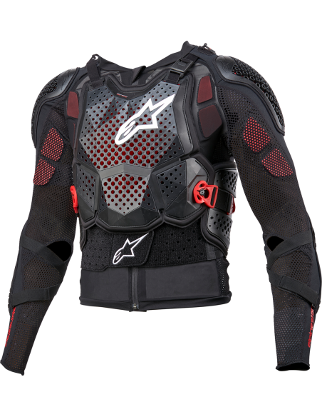 PETO ALPINESTARS BIONIC TECH V3 NEGRO BLANCO ROJO