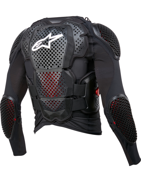 PETO ALPINESTARS BIONIC TECH V3 NEGRO BLANCO ROJO