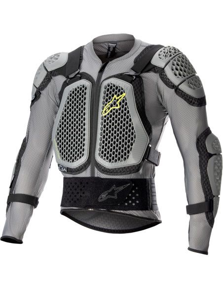 PETO ALPINESTARS BIONIC ACTION V2 GRIS AMARILLO
