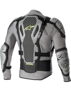 PETO ALPINESTARS BIONIC ACTION V2 GRIS AMARILLO 2