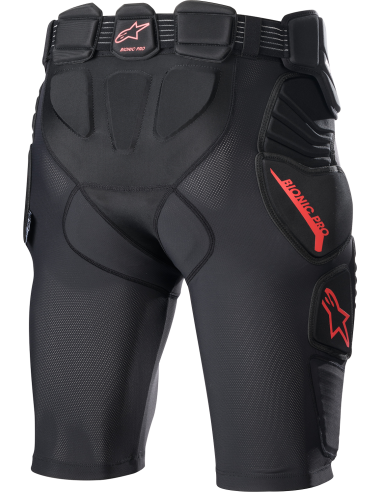 CULOTTE ALPINESTARS BIONIC PRO NEGRO ROJO
