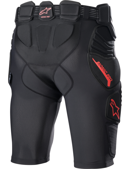 CULOTTE ALPINESTARS BIONIC PRO NEGRO ROJO
