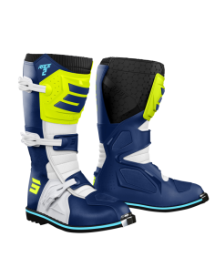 BOTAS SHOT RACE 2 AZUL AMARILLO FLUOR