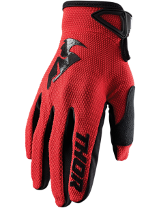 GUANTES THOR SECTOR ROJO NEGRO 2024