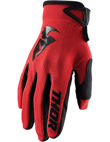 GUANTES THOR SECTOR ROJO NEGRO 2024
