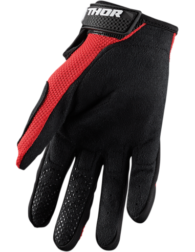 GUANTES THOR SECTOR ROJO NEGRO 2024