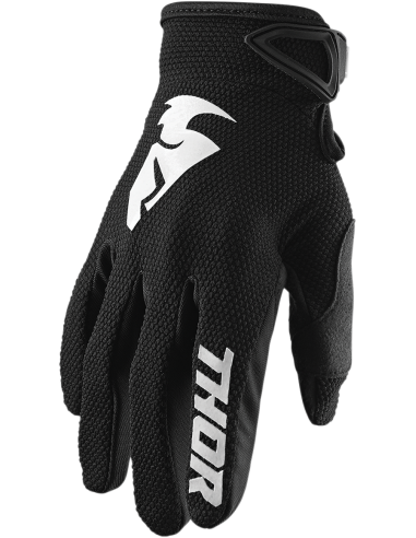 GUANTES THOR SECTOR NEGRO BLANCO 2024