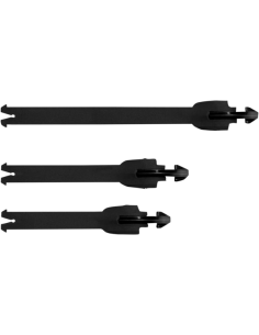 JUEGO DE CORREAS ALPINESTARS TECH 1 TECH 3 NEGRAS