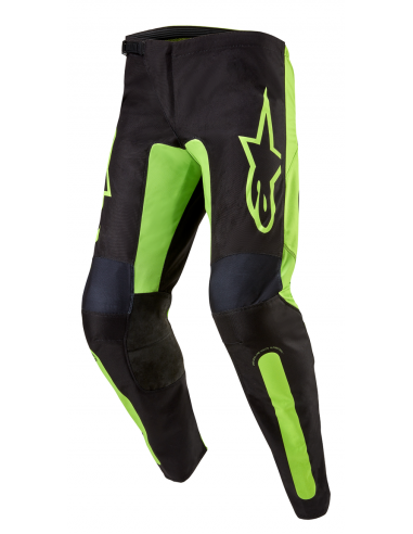 PANTALON ALPINESTARS FLUID LURV NEGRO AMARILLO FLUOR 2024