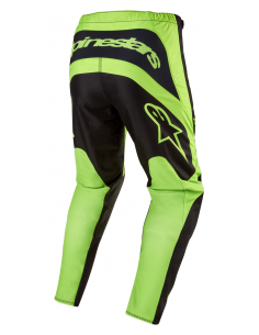 PANTALON ALPINESTARS FLUID LURV NEGRO AMARILLO FLUOR 2024 2