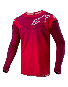 CAMISETA ALPINESTARS RACER HOEN MARS ROJA BURGUNDY 2024