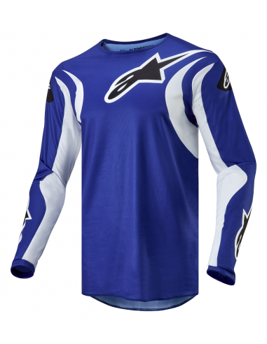 CAMISETA ALPINESTARS FLUID LUCENT AZUL BLANCA 2024