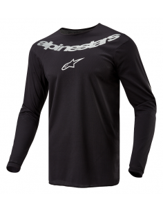 CAMISETA ALPINESTARS FLUID LUCENT GRAPHITE NEGRA 2024
