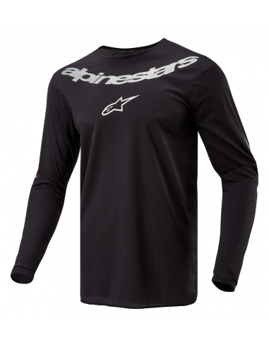 CAMISETA ALPINESTARS FLUID LUCENT GRAPHITE NEGRA 2024