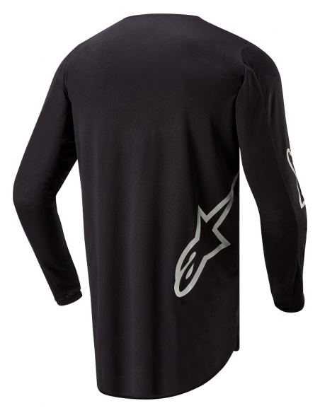 CAMISETA ALPINESTARS FLUID LUCENT GRAPHITE NEGRA 2024