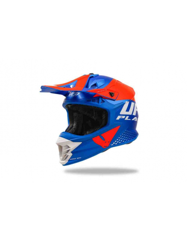 CASCO UFO INTREPID AZUL NARANJA MATE 2024