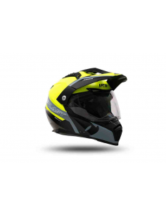 CASCO UFO ARIES NEGRO AMARILLO FLUOR 2024 2