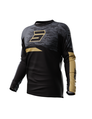 CAMISETA SHOT DEVO MATRIX NEGRA ORO 2024