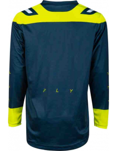 CAMISETA FLY RACING F-16 NAVI HI-VIS 2024 2