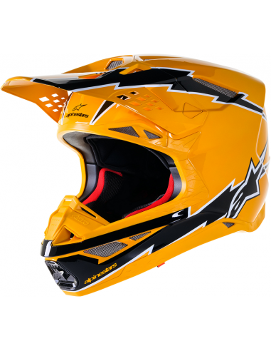 CASCO ALPINESTARS SUPERTECH S-M10 NEGRO AMARILLO 2024