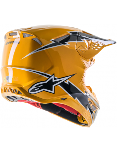 CASCO ALPINESTARS SUPERTECH S-M10 NEGRO AMARILLO 2024 2