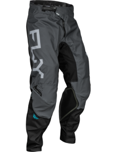 PANTALON FLY RACING KINETIC RELOAD CHARCOAL NEGRO AZUL IRIDIUM 2024