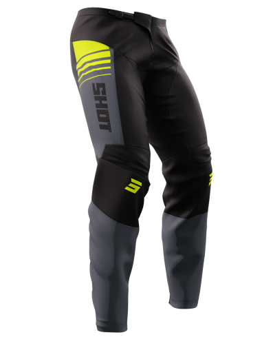 PANTALON SHOT DEVO PEAK NEGRO AMARILLO FLUOR 2024